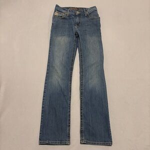 Cinch Ian Jeans Mens 29x32 Blue Denim Straight Grunge Faded Cowboy Western